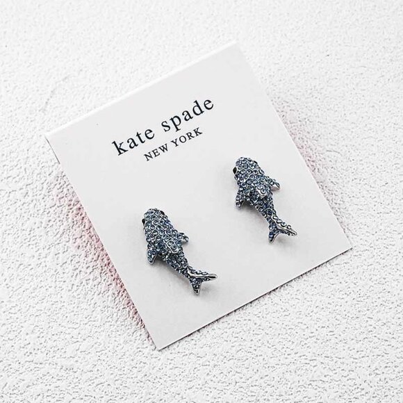 Kate Spade Shark Stud Earrings - Picture 1 of 1